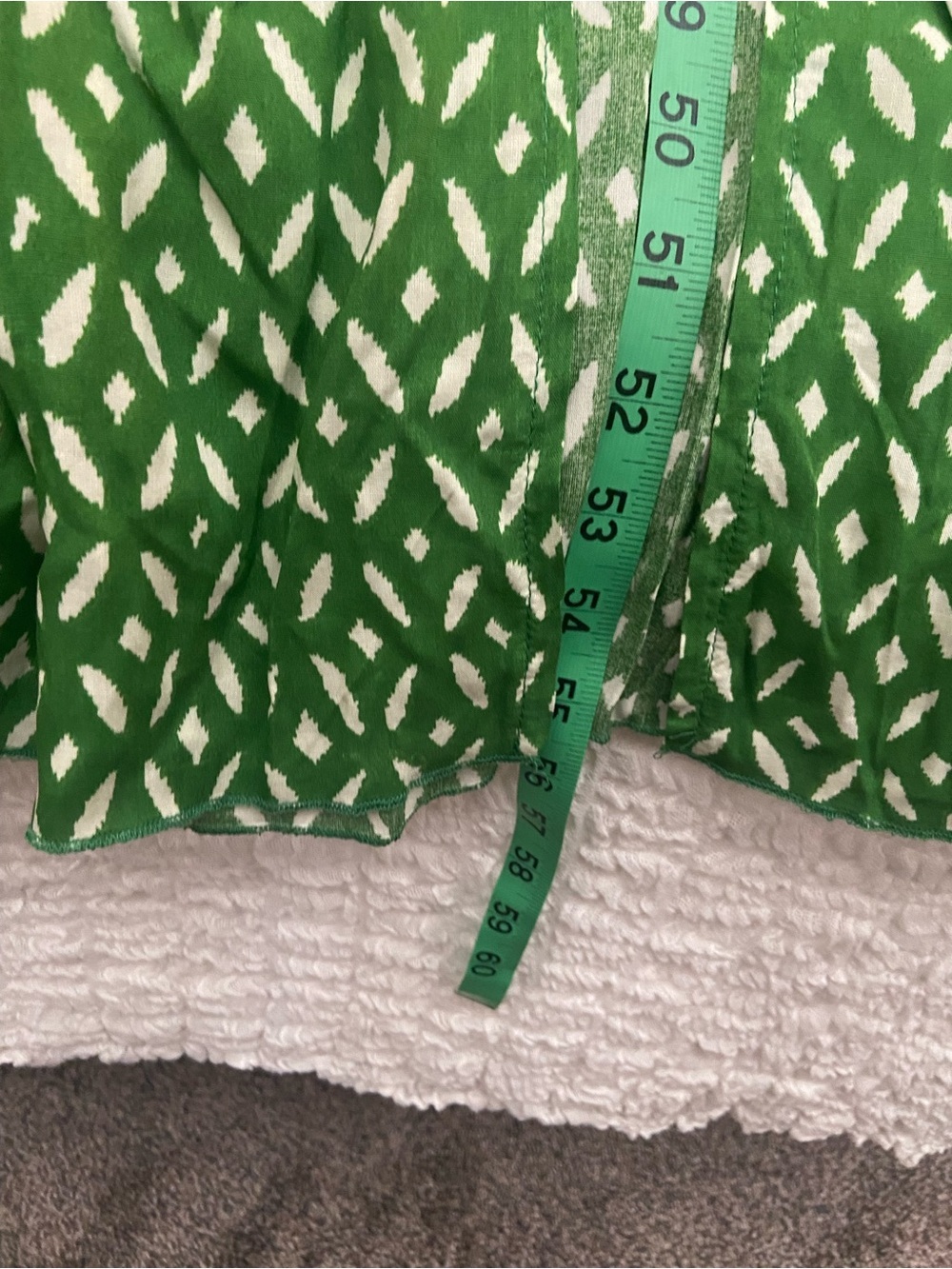 NWT BOUTIQUE MILLIBON GREEN PRINTED MAXI DRESS SIZE LARGE - Picture 5 of 10